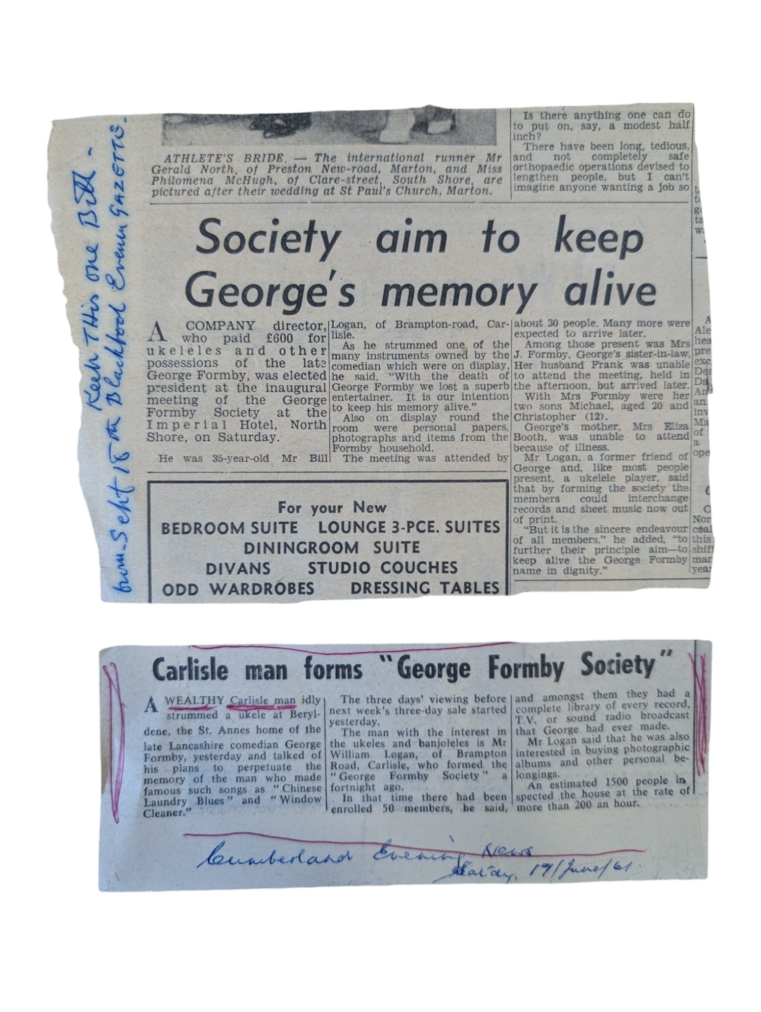 Lot 679 - A George Formby owned National steel